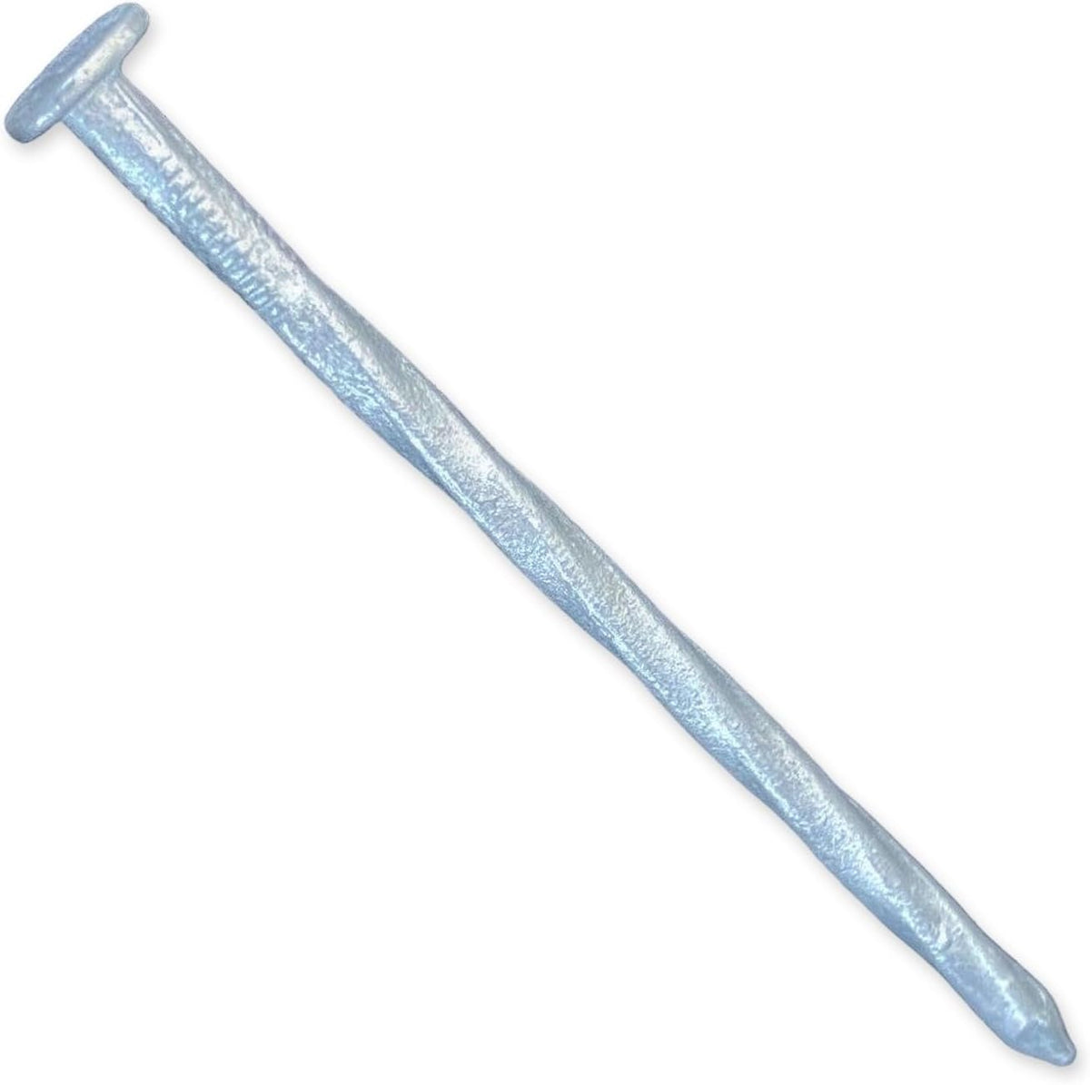 4 in. Galvanized Spiral Landscape Edging Spikes - 7 Gauge Steel (4 inch, 200, Count)