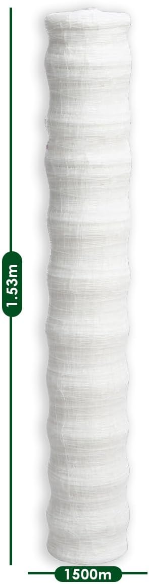 Trellis Netting, Aaamazing Netting, Scrog Net, Trellis Net, 5ft x 4920ft Roll, for Climbing Plants, Cut Flower Support, Garden, Grow Pea, Bean, Grape Vine, Mesh, Heavy Duty, 6x6 Inch Squares