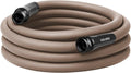 Flexzilla Colors Garden Hose 5/8 in. x 25 ft., Lightweight All-Weather Water Hose, Durable and Flexible, Leak-Free Connections, Brown Mulch