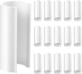Jetec 16 Pcs PVC Pipe Clamps Greenhouses Strap Clips 2.4 Inches Long Summer PVC Water Pipe Clamps Strap Clips for Woodworking(for 3/4 Inch PVC Pipe,White)