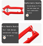 1 PACK Extended-model Stainless Steel Multifunctional Garden Pruning Shears. Use-pruning Flowers, Trees, Fruits, Vegetables, Herbs; Suitable for Home, Garden, Agriculture, Flower Shop, Etc.