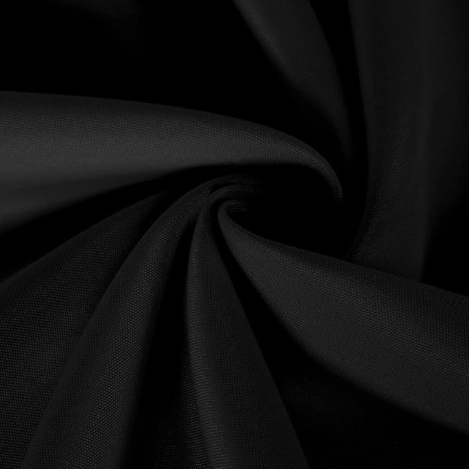 6 Pack Black Rectangle Tablecloths, 60 x 102 Inch, Stain & Wrinkle Resistant Polyester, Perfect for 6FT Tables, Parties, Wedding, Dining