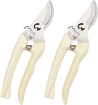 Garden Scissors for Plant, Tip Pruning Shears for Cutting Flowers, Trimming Plants, Bonsai and Fruits Picking (2 PC Bypass Blade Pruner)