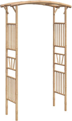 vidaxl Bamboo Garden Arch Arbor-Trellis-pergola 73.6" H x 46.5" L ic Farmhouse Style Patio Decoration Water- Outdoor