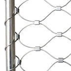 Stainless Steel Garden Netting 12 Gauge 40"X80" Deer Wire Fence -3" Mesh- Safety Netting Animal Barrier Fence Poultry Netting