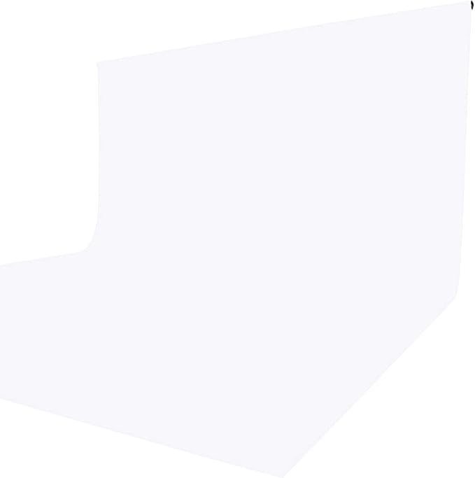 ISSUNTEX 10X10 ft/3X3 Meters Background Photo Backdrop, Photo Studio, Collapsible High Density Screen for Video Photography and Television-White