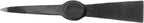 INTERTOOL Small Pickaxe - 1.5 lb Forged Steel Weeding Hoe – Pick Mattock 15-Inch with Anti-Slip Fiberglass Handle - Heavy-Duty Garden Tool for Roots, Rocks, Digging & Camping HT08-0303