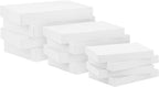 Hallmark White Gift Boxes, Assorted Sizes (12 Boxes with Lids: 4 Small 11", 4 Medium 14", 4 Large 16") for Valentine's Day, Birthdays, Mother's Day, Baby Showers and More