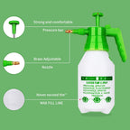 Garden Pump Sprayer,68oz/34oz Hand-held Pressure Sprayer Bottle for Lawn with Safety Value&Adjustable Nozzle, for Watering,Spraying Weeds,Home Cleaning and Car Washing,0.5 Gallon