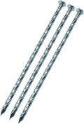 12 Inch Ground Stakes, Spiral Metal Landscapes Edging Spikes, 0.75 Inch Extra Large Top, for Paver Edging, Weed Barriers,Anchoring, Anchoring Spikes, Bright Spike Timber Nail, Etc (25)