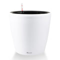 Dexceder 18x17 Self Watering Planter with Wheels (White Matte)