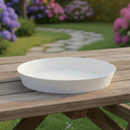 Austin Planter 18in (16.3in Base) White Granite Case of 2