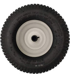 2 Pack 13x5.00-6 Lawn Tractor Pneumatic wheel,Wheelbarrow tire Turf Tread,3.13" hub length with steel rim,Flange ID 0.76''