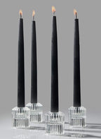 Serene Spaces Living Set of 4 Clear Ribbed Glass Votive Holders, Perfect for Weddings and Home Décor, Measures 2.25" Tall and 2" Diameter