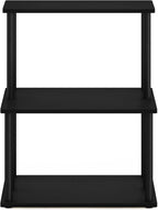 Furinno Turn-N-Tube 3-Tier Toolless Kitchen Storage Shelf, Americano/Black