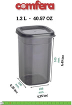 "12-Piece 40 OZ BPA-Free Airtight Food - Food Storage Containers With Lids, Flour, Pantry Storage Includes 20 Reusable Washable Labels, Kitchen Organizer