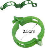 Plant Support Clips, Reusable Garden Clips Plant Holder Clips, Plastic Tomato Vine Grape Clips for String Trellis Plant Clips for Climbing Plants Support Outdoor Indoor Gardening Supplies (150, White)