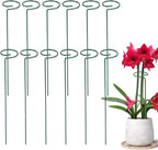 4/8/12 Pack Plant Stakes, 16/24/36 Inch Plant Support Stakes, 2025 New Plant Sticks Support, Flower Stakes for Plants Peony, Tomato Seedling, Marigold, Amaryllis, Sapling, Coreopsis (36 Inch-12 Pack)