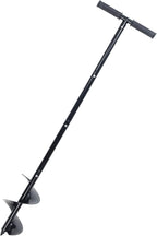 Post Hole Digger Manual 6" x 41" Garden Auger Spiral Drill with T Shaped Handle for Digging Planting Bulb Bedding