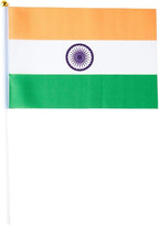 India Flag Indian Flag, Small Mini Handheld India Flags on Stick, Ideal for Party Parades Sports Events Patriotic Festival Decorations