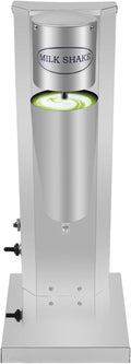 Electric Milkshake Maker, Commercial Stainless Steel Milk Shake Machine, Drink Mixers, 16000r/min & 800ml/Cup, Smoothie Milk Foam Tea Mixer Blender + 1 PP Cup, 180W 110V (1 Head)