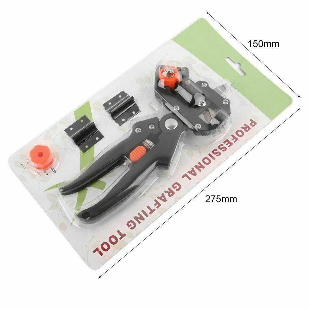 2 in 1 Grafting Tool Pruner Kit Gardening Pruning Tool for Fruit Tree Grafting Branch Trimming Cutting