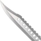 Armory Replicas Sporting Sawback 17 Knife with Dual Grit Sharpening Stone