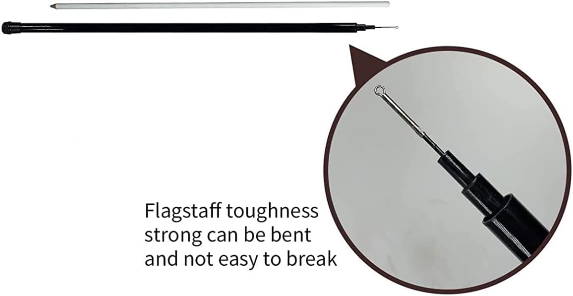 Bird Hawk Flying Kite with Pole Crops Farm Protector Bird Scarer Flying ONLY 4M Pole Without Kite
