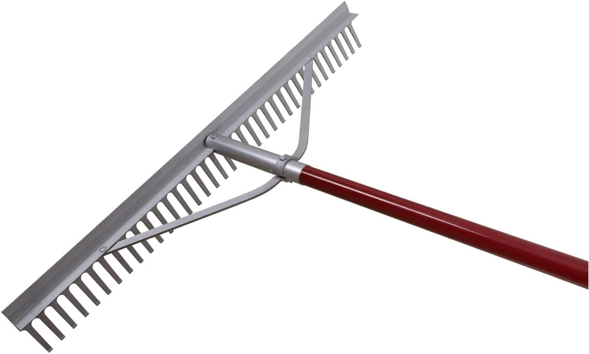 KYLIN Landscape Rake for Lawns 36Tines 36Inch with 66 Inch Extra-Long Aluminum Handle, Leaf Rake Tool for Loosening Soil, Lawn Care, Weeding Lake, Garden, Pond, Beach Landscaping