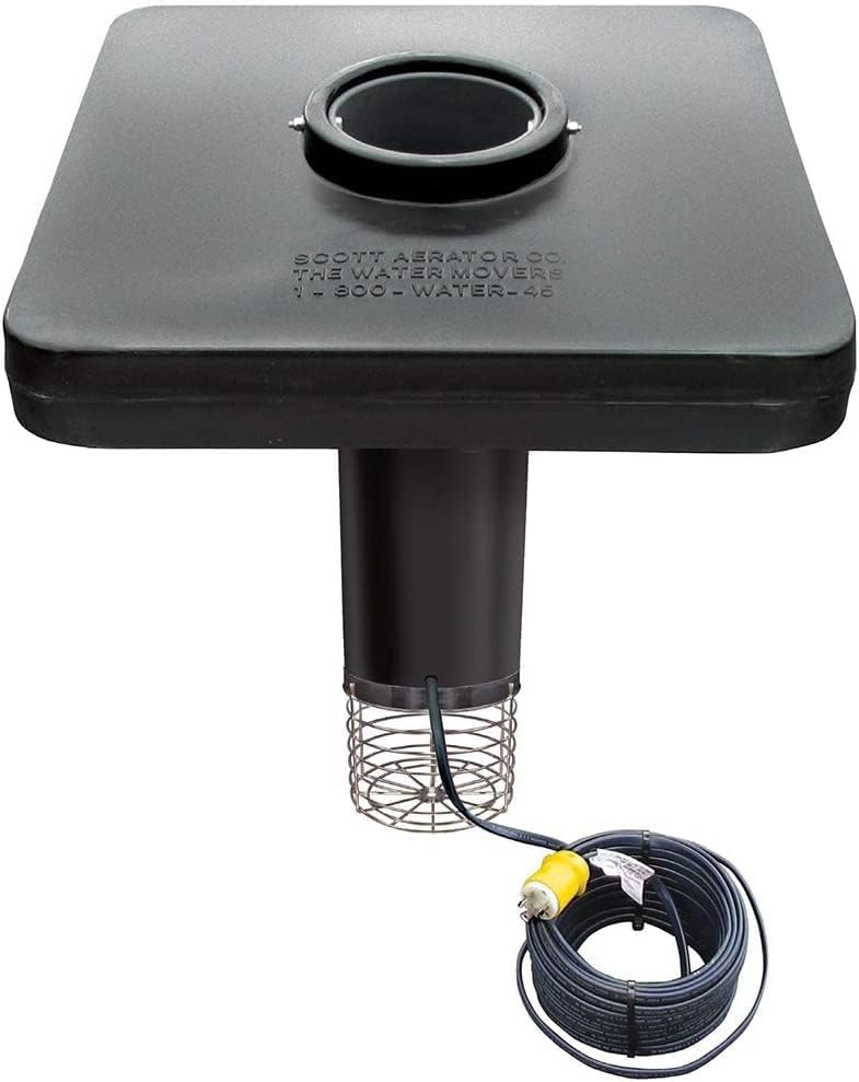 Scott Aerator DA-20 Display Pond Aerator - 3/4 Horse Power 115V 100ft Cord | Aerating Pond Fountain for Up to 1 Acre | Pond Aerator Pump for Small Ponds | Pond Aeration System