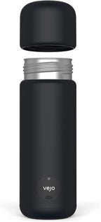 Vejo Personal Blender Powder-Powered Blending System | No Shaking | No Clumps | No Prep | Easy One-Button Design | USB Rechargeable Blender | Black