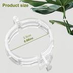 50 PCS Secured Plastic Plant Clip, Plant Support Clips, Garden Clips for Climbing Plants, Plastic Trellis Clips Plant Support Clips Tomato Grape Vine Vegetables Plant Fixing Clips (50, Green)