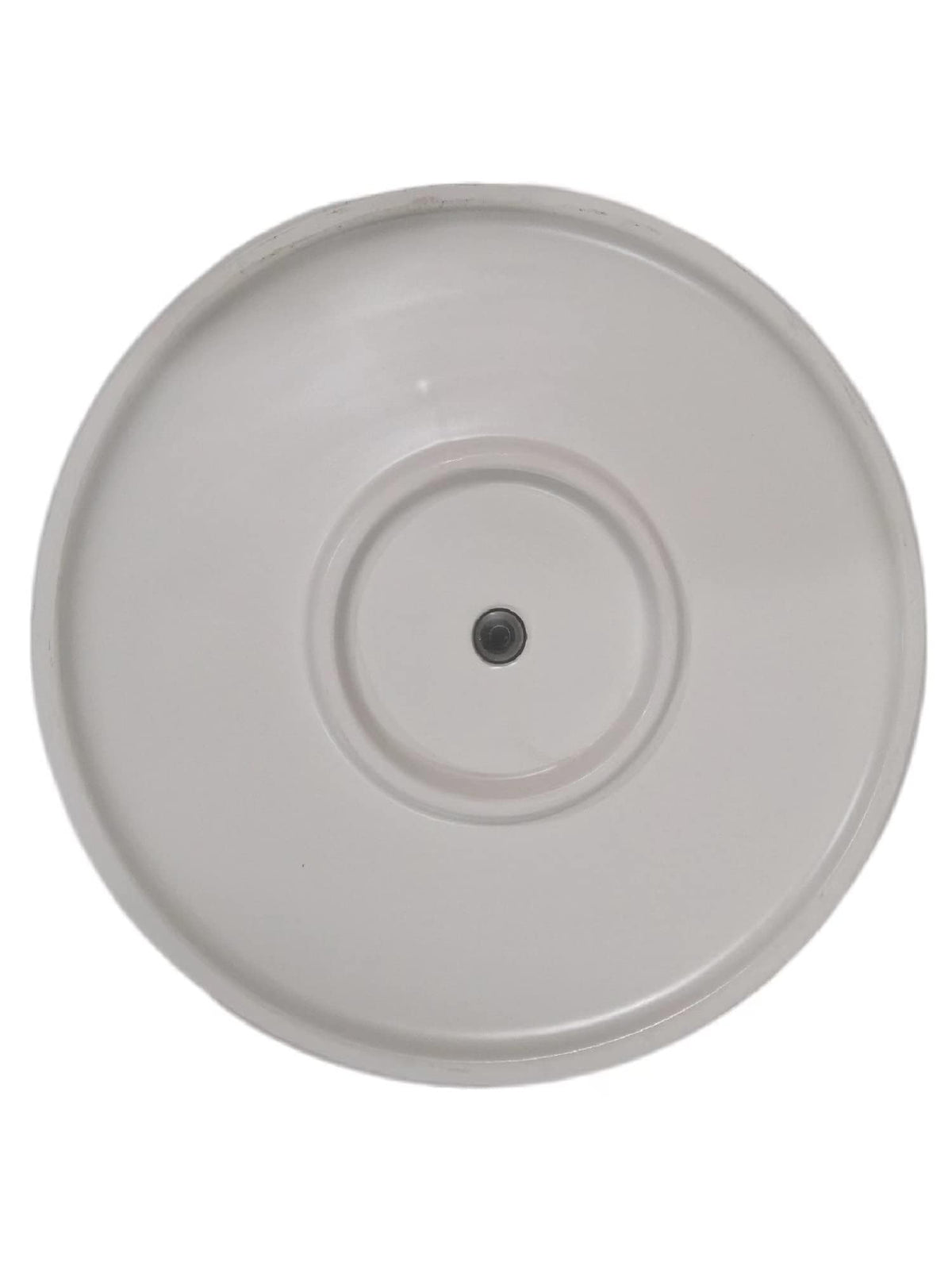 Amazon Basics Fluted Ceramic Planter Pot for Indoor Outdoor Plants, Round Flower Pot with Drainage Hole, 10-inch, White
