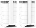 IQAir HealthPro Plus XE Air Purifier - 2-Pack- Smart HyperHEPA Filtration for Large Rooms up to 2250 sq ft - Viruses, Allergens, Smoke, Mold, Dust, Pet Dander, Swiss Made, WiFi Enabled