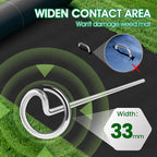 200pcs Landscape Fabric Pins, Bold 8 Gauge Galvanized Steel Garden Staples, Tent Stakes Landscape Fabric Staples Yard Stakes for Decoration Weed Barrier (6in X 200)