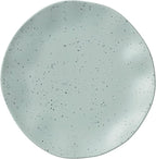Oneida 895952 Terrazzo Melamine Mint 12 Piece Dinnerware Set, Lightweight Melamine Material