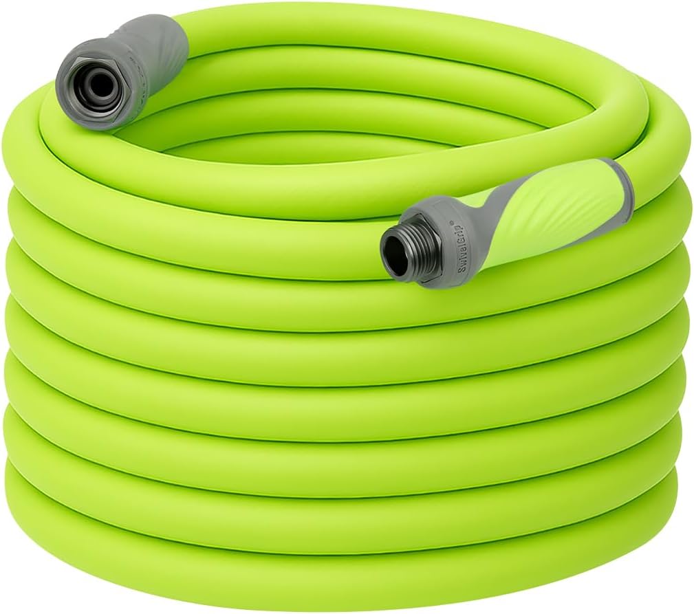 Flexzilla Garden Hose with SwivelGrip, 5/8 in. x 100 ft., Lightweight All-Weather Water Hose, Durable and Flexible, Leak-Free Connections