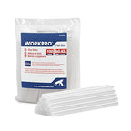 WORKPRO Full Size Hot Glue Sticks, 100-pack, 0.43x8 Inches, Compatible with Most Glue Guns, Multipurpose for DIY Art Craft General Repairs, Home Decorations and Gluing Projects