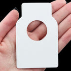 60PCS 5.7cmx8.9cm/2''x3.5'' White Kraft Wine Bottle Tags Wine Bottle Tags Paper Wine Cellar Labels Disposable Hanging Paper Wine Tags for Bottle's Name, Year, Tasting Notes