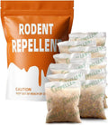 Rodent Repellent Pouches, Rodent Repellent for Car Engines, Mice Repellent Indoor, Natural Peppermint Mouse Repellent, Get Rid of Rodent/Rat & Mice, Safe for Children and Pets - 10P