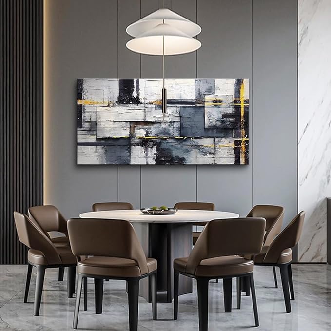 hyidecorart Large Wall Decor For Living Room Canvas Wall Art For Office Modern Minimalism Abstract Wall Paintings Bedroom Decoration Ready to Hang Pictures Artwork Prints Home Decor Mural