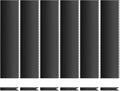 6PCS Galvanized Steel Landscape Edging Kit, 40" L x 12.5" H (20ft Total) Steel Landscape Lawn Edging for Lawn Yard, Coated Bendable Metal Strips, No-Dig Hammer-in Edging Border w/7Clips
