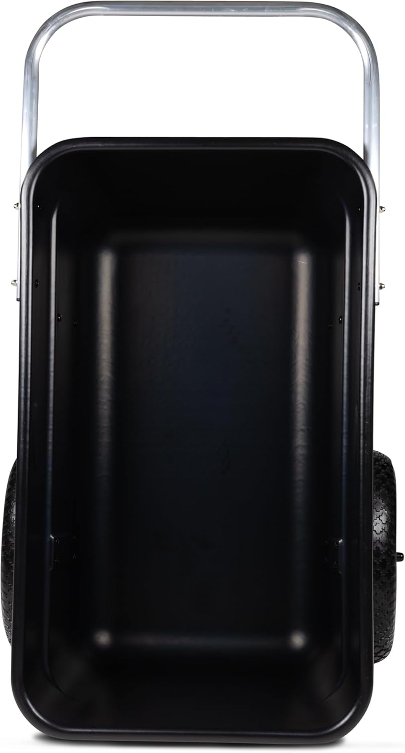 Smart Carts Premium Yard Cart - Strong, Lightweight, and Perfectly Balanced (16" Air Filled Wheels)