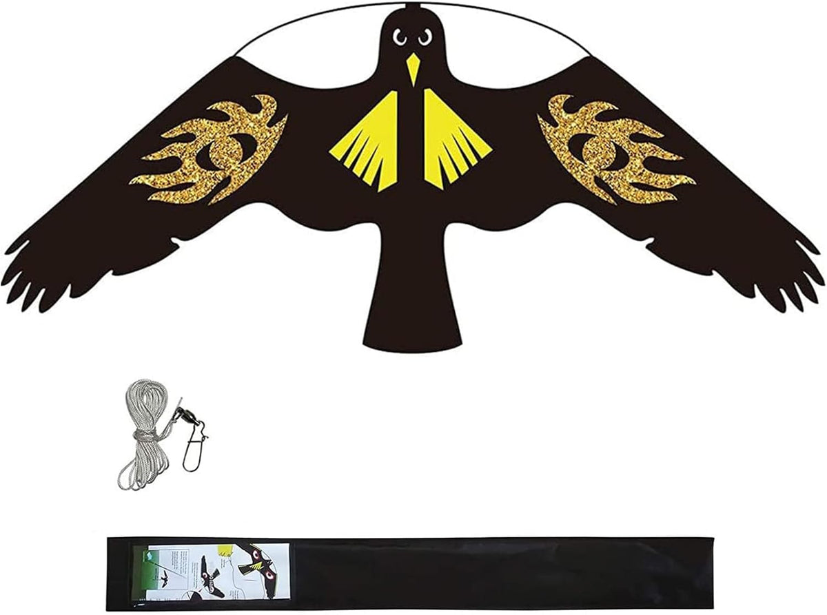 Bird Hawk Flying Kite for Crops Farm Protector Bird Scarer Flying Kites Without Pole - Style E Kite
