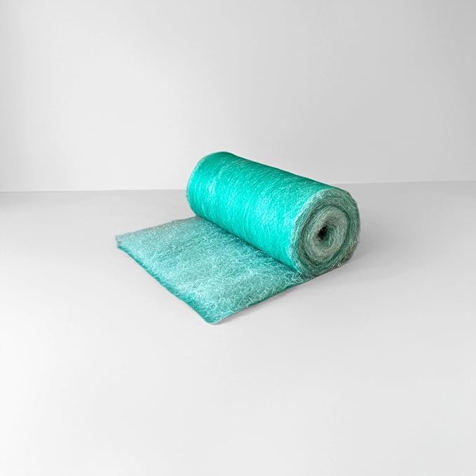 Fiberglass Paint Booth Filter Roll for Spray Booth 15-Gram Green 200ft (48" x 200ft)