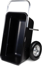 Smart Carts Premium Yard Cart - Strong, Lightweight, and Perfectly Balanced (16" Flat Free Wheels)