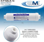 Alkaline Water Filter Replacement Cartridge | Mineral Cartridge for Alkaline Water Filters System | Essential Minerals for Water (1, Alkaline Cartridge Only)