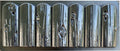 Concrete Mold Edge Stone Mold Log Edging Border ABC Plastic Sold 1 Piece (Br12-Small)