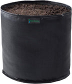 Commercial Grow Bag Pack of 10, Air Pruning Mesh Fabric Plant Containers (20 Gallon, Black)