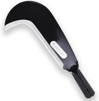 1pce 340mm/13.39in Manganese Steel Billhook Brush Clearing Sickle for Grass,Weeding Tools for Garden,Curved Sawtooth Sickle,Machete Axe for Cutting Trees,Steel Blade Knife in Hand